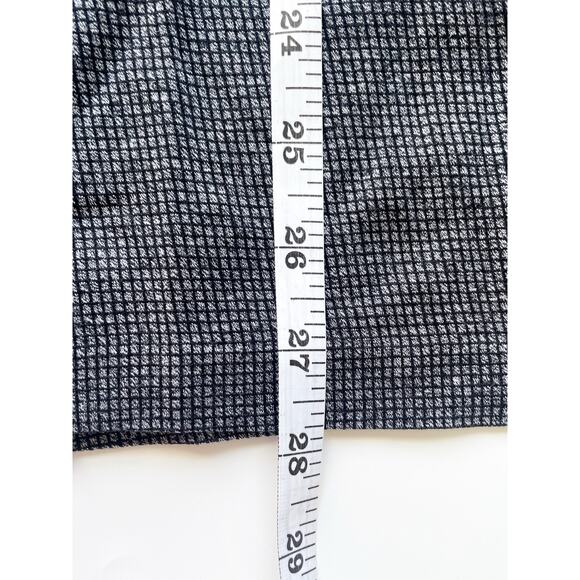 Axis Gray and Black Patterned Long Sleeve Mercerized Cotton Polo Shirt Size XL - Picture 6 of 6